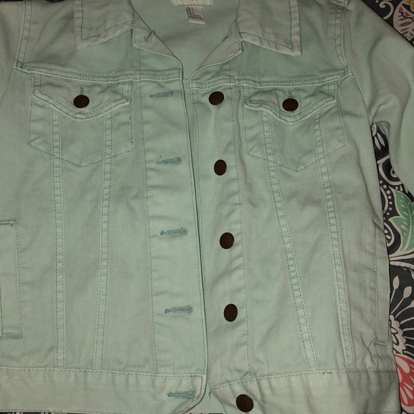 Jean turquoise jacket - Picture 2 of 4